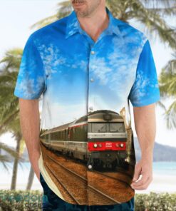 France SNCF Class BB 67400 Diesel Locomotives Aloha Hawaiian Shirt Product Photo 3