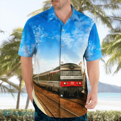 France SNCF Class BB 67400 Diesel Locomotives Aloha Hawaiian Shirt Product Photo 3