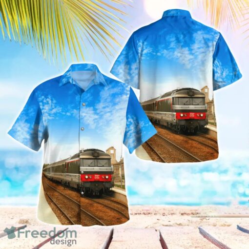 France SNCF Class BB 67400 Diesel Locomotives Aloha Hawaiian Shirt Product Photo 1