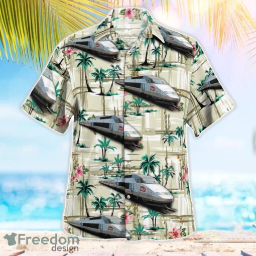 France SNCF TGV Atlantique Aloha Hawaiian Shirt Product Photo 2