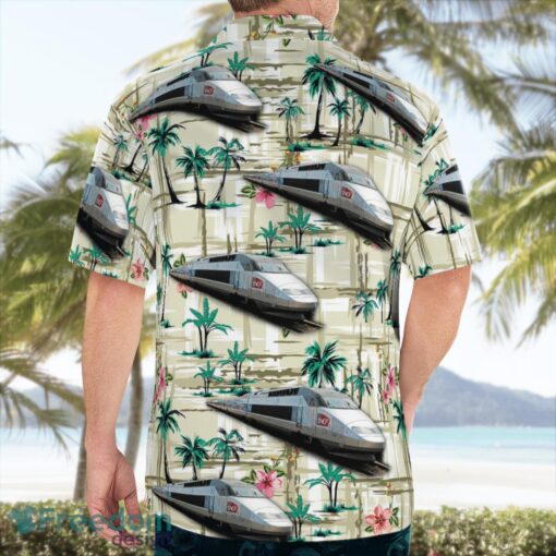 France SNCF TGV Atlantique Aloha Hawaiian Shirt Product Photo 4