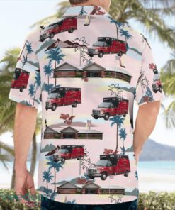 Franklin, Georgia, Heard County Fire & Emergency Services Aloha Hawaiian Shirt Product Photo 2