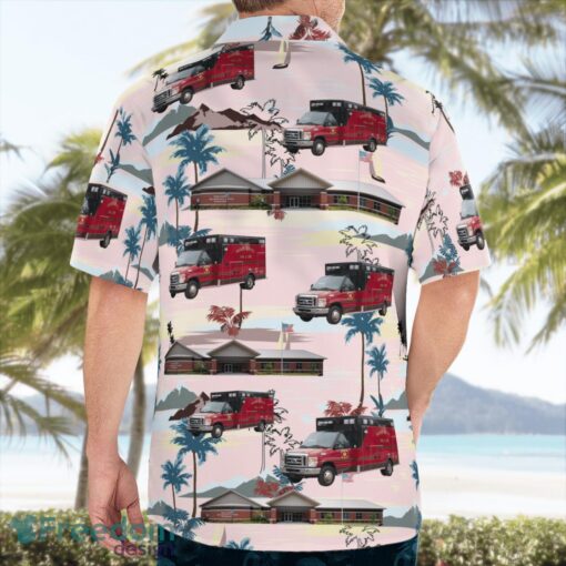 Franklin, Georgia, Heard County Fire & Emergency Services Aloha Hawaiian Shirt Product Photo 2