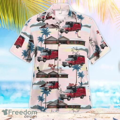 Franklin, Georgia, Heard County Fire & Emergency Services Aloha Hawaiian Shirt Product Photo 3