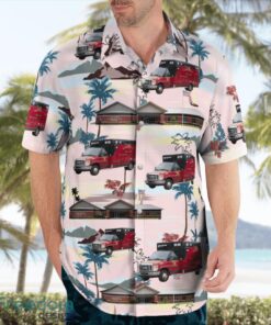 Franklin, Georgia, Heard County Fire & Emergency Services Aloha Hawaiian Shirt Product Photo 4