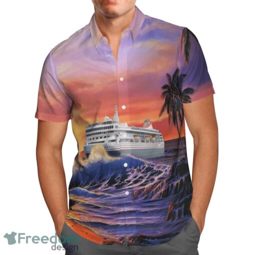 Fred. Olsen Cruise Lines MS Braemar Summer Hawaiian Shirt Product Photo 2