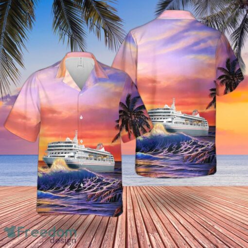 Fred. Olsen Cruise Lines MS Braemar Summer Hawaiian Shirt Product Photo 1