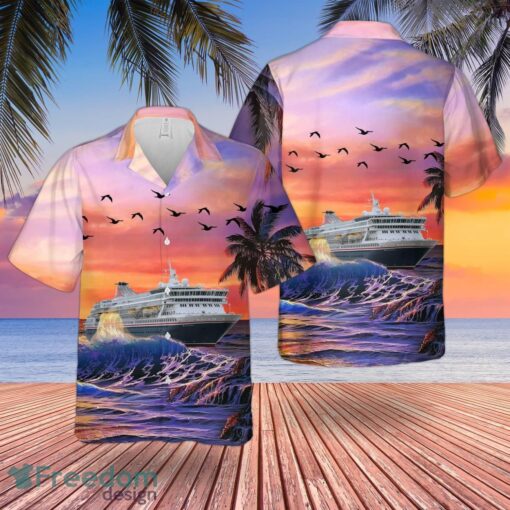 Fred. Olsen Cruise Lines MV Balmoral Summer Hawaiian Shirt Product Photo 1