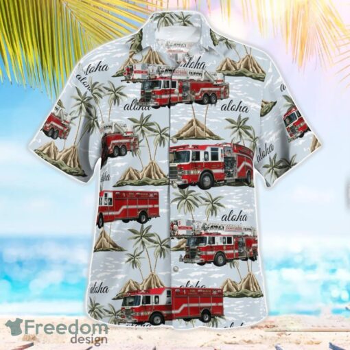 Frederick County, Maryland, Vigilant Hose Company Beach Hawaiian Shirt Product Photo 2