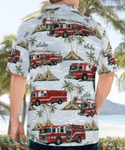 Frederick County, Maryland, Vigilant Hose Company Beach Hawaiian Shirt Product Photo 4