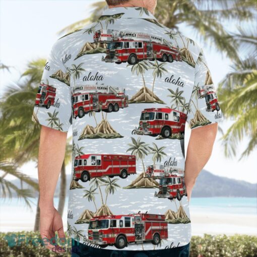 Frederick County, Maryland, Vigilant Hose Company Beach Hawaiian Shirt Product Photo 4