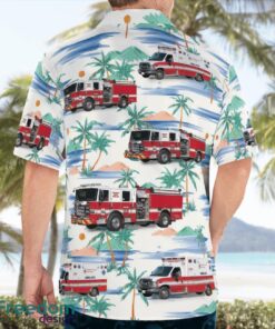 Frederick County (MD) Fire & Rescue 3D Summer Aloha Hawaiian Shirt Product Photo 3