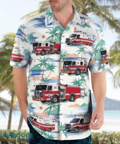 Frederick County (MD) Fire & Rescue 3D Summer Aloha Hawaiian Shirt Product Photo 4