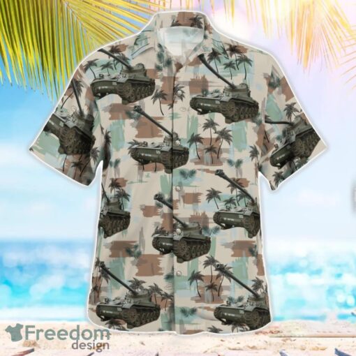 French Army AMX-13-75 Light Tank 3D Hawaiian Shirt Product Photo 2