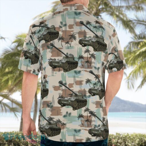 French Army AMX-13-75 Light Tank 3D Hawaiian Shirt Product Photo 4