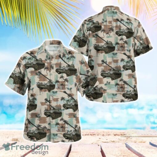 French Army AMX-13-75 Light Tank 3D Hawaiian Shirt Product Photo 1