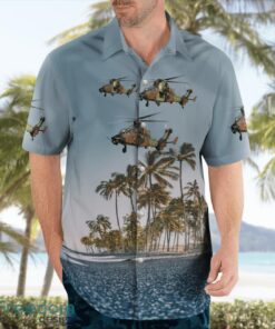 French Army Eurocopter EC 665 Tiger HAD Aloha Hawaiian Shirt Product Photo 4