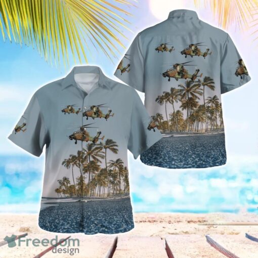 French Army Eurocopter EC 665 Tiger HAD Aloha Hawaiian Shirt Product Photo 1