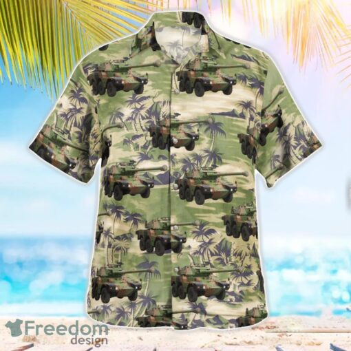 French Army Panhard ERC-90 Sagaie Hawaiian Shirt Summer Beach Shirt Product Photo 2