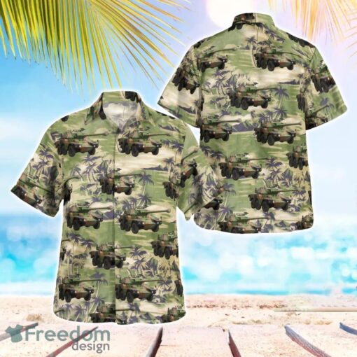 French Army Panhard ERC-90 Sagaie Hawaiian Shirt Summer Beach Shirt Product Photo 1