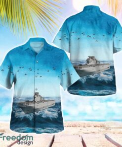 French Navy Dixmude (L9015) Hawaiian Shirt Summer Beach Shirt Product Photo 1