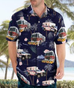 Friendswood, Texas, Friendswood Volunteer Fire Department Hawaiian Shirt Summer Beach Gift Product Photo 3