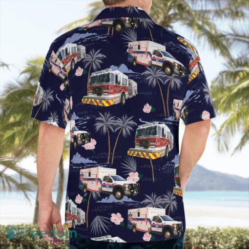 Friendswood, Texas, Friendswood Volunteer Fire Department Hawaiian Shirt Summer Beach Gift Product Photo 4