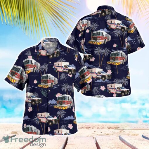 Friendswood, Texas, Friendswood Volunteer Fire Department Hawaiian Shirt Summer Beach Gift Product Photo 1