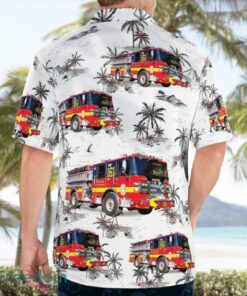 Frostburg Volunteer Fire Department, Maryland 3D Hawaiian Shirt Product Photo 2