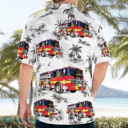 Frostburg Volunteer Fire Department, Maryland 3D Hawaiian Shirt Product Photo 2