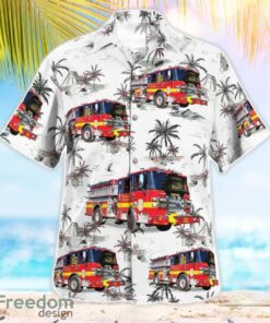 Frostburg Volunteer Fire Department, Maryland 3D Hawaiian Shirt Product Photo 3