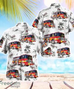 Frostburg Volunteer Fire Department, Maryland 3D Hawaiian Shirt Product Photo 1