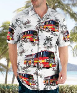 Frostburg Volunteer Fire Department, Maryland 3D Hawaiian Shirt Product Photo 4