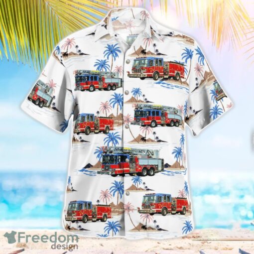 Gary Fire Department Gary, Indiana Beach Hawaiian Shirt Summer Gift Product Photo 2