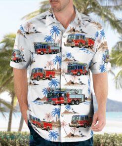 Gary Fire Department Gary, Indiana Beach Hawaiian Shirt Summer Gift Product Photo 3