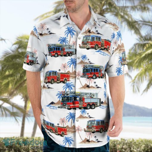 Gary Fire Department Gary, Indiana Beach Hawaiian Shirt Summer Gift Product Photo 3