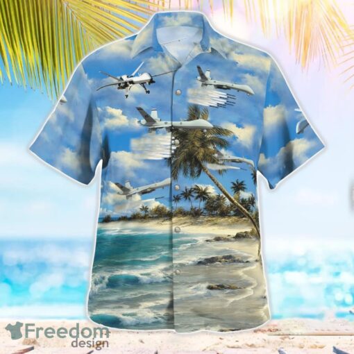 General Atomics MQ-9 Reaper 3D Hawaiian Shirt Product Photo 2