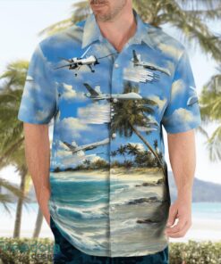 General Atomics MQ-9 Reaper 3D Hawaiian Shirt Product Photo 3