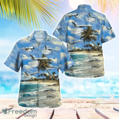 General Atomics MQ-9 Reaper 3D Hawaiian Shirt Product Photo 1