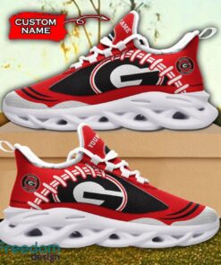 Georgia Bulldogs NCAA Max Soul Shoes Big Logo And Custom Name Sneakers For Men Women Product Photo 2