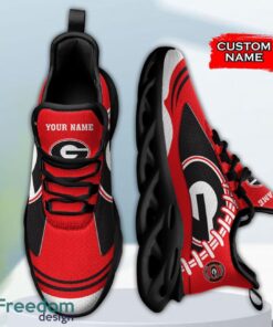 Georgia Bulldogs NCAA Max Soul Shoes Big Logo And Custom Name Sneakers For Men Women Product Photo 3