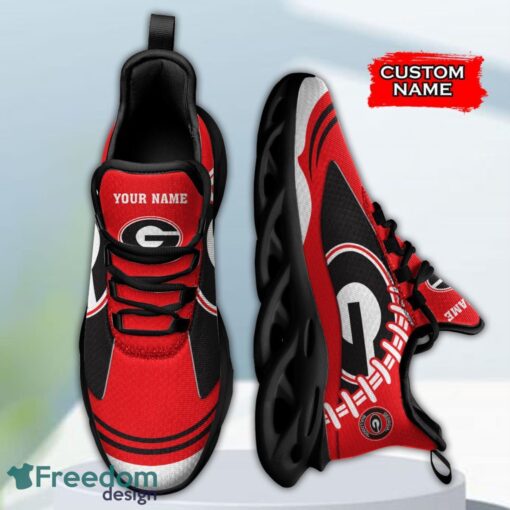 Georgia Bulldogs NCAA Max Soul Shoes Big Logo And Custom Name Sneakers For Men Women Product Photo 3