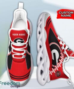 Georgia Bulldogs NCAA Max Soul Shoes Big Logo And Custom Name Sneakers For Men Women Product Photo 4