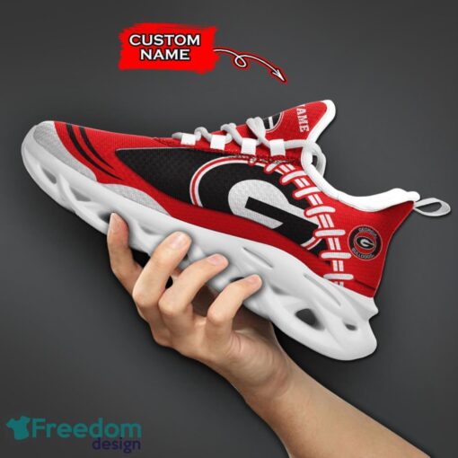 Georgia Bulldogs NCAA Max Soul Shoes Big Logo And Custom Name Sneakers For Men Women Product Photo 5