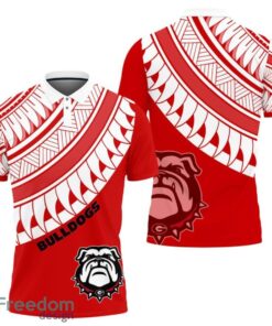 Georgia Bulldogs Polynesian Pattern Polo Shirt Georgia Bulldogs Polynesian Pattern Polo Shirt