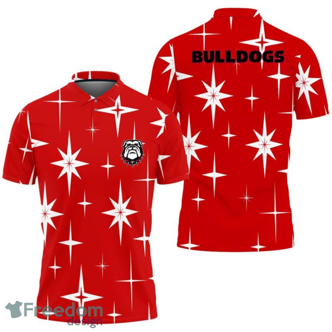 Georgia Bulldogs Sparkle Pattern Polo Shirt image Georgia Bulldogs Sparkle Pattern Polo Shirt Product Photo 1