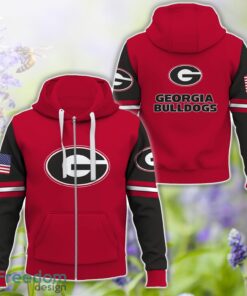 Georgia BulldogsGeorgia Bulldogs Logo Team 3D T-Shirt Sweatshirt Hoodie Zip Hoodie For Fans Product Photo 4