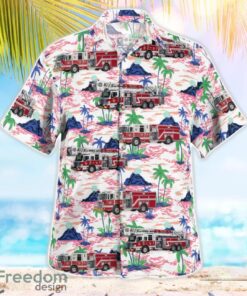 Georgia, Cobb County Fire & Emergency Services Beach Hawaiian Shirt Product Photo 3