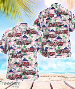 Georgia, Cobb County Fire & Emergency Services Beach Hawaiian Shirt