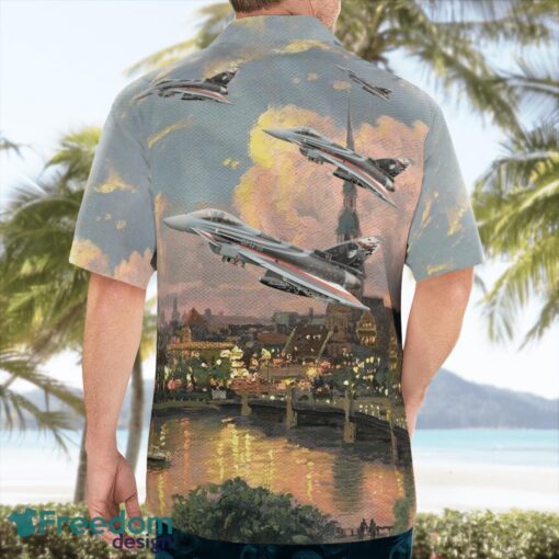 German Air Force Eurofighter Typhoon 30+25 Hawaiian Shirt Summer Beach Shirt Product Photo 2